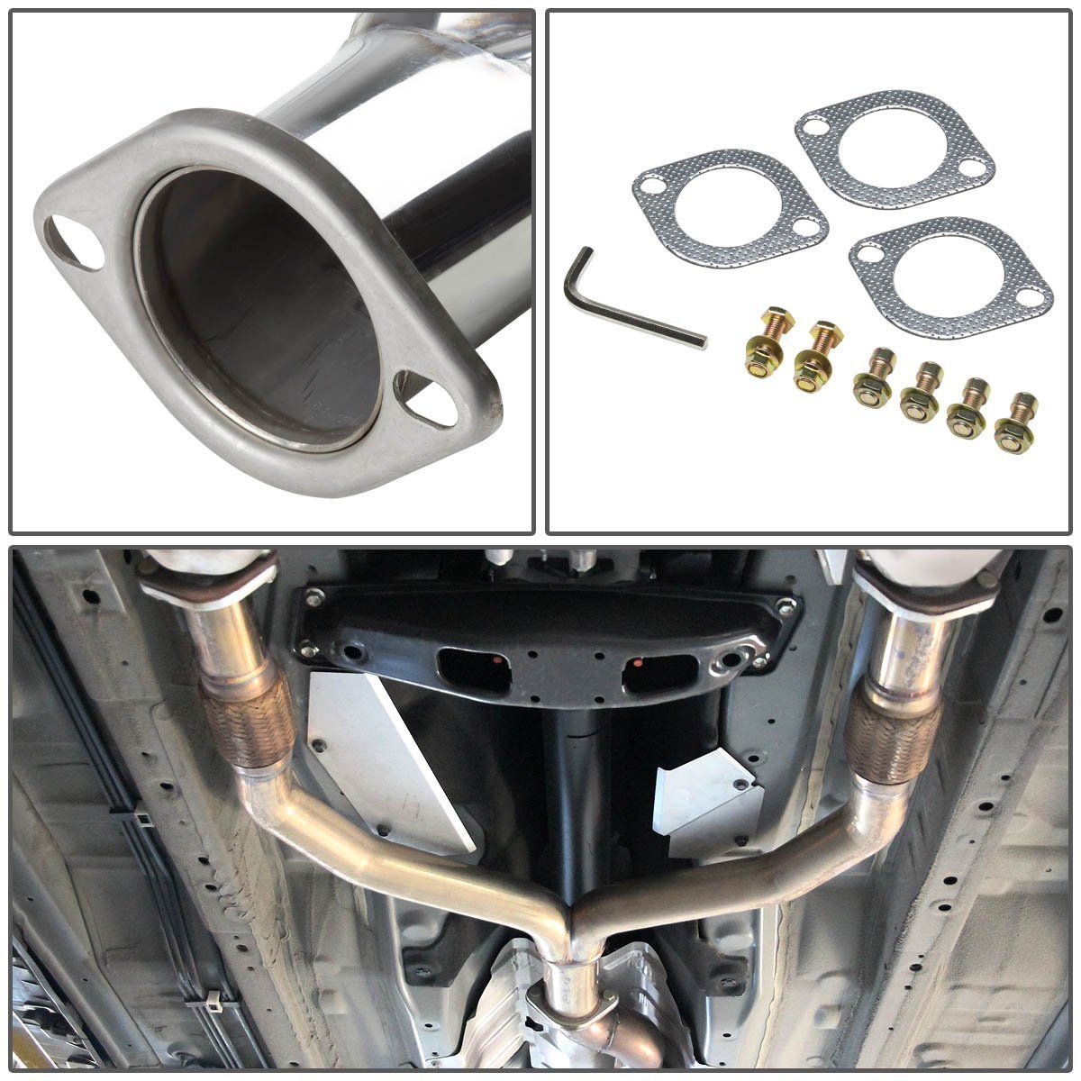 0307 Nissan 350Z/Infiniti G35 Stainless Steel YPipe Downpipe Exhaust