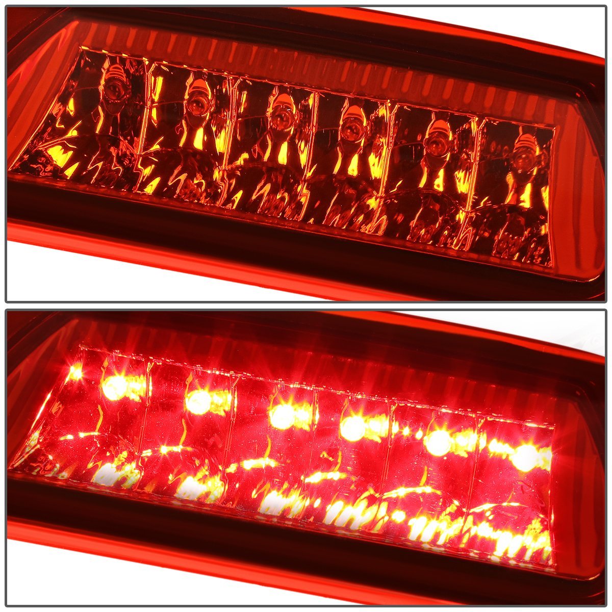 0207 Jeep Liberty KJ Rear High Mount LED 3rd Brake Light Red