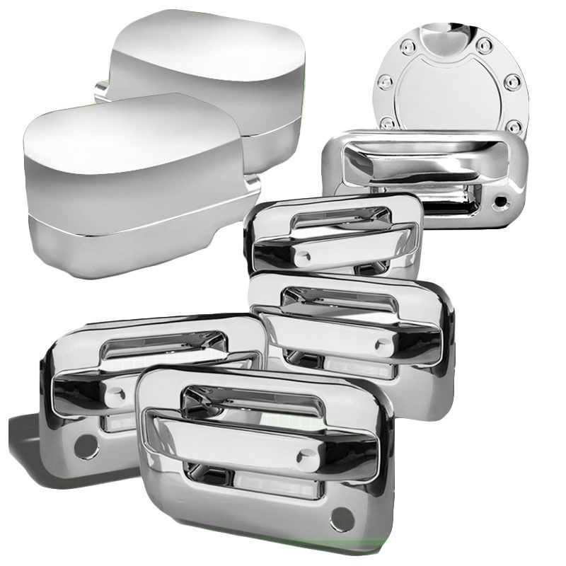 0408 Ford F150 4DR Chrome Door Handle + Mirror Covers + Tail Gate Cover