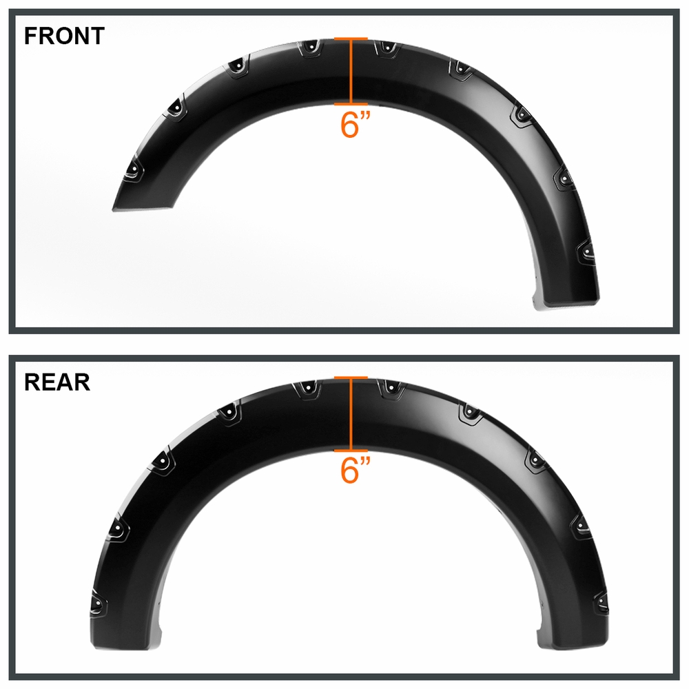 0408 Ford F150 / 0708 Lincoln Mark LT Pocket Rivet Smooth Black