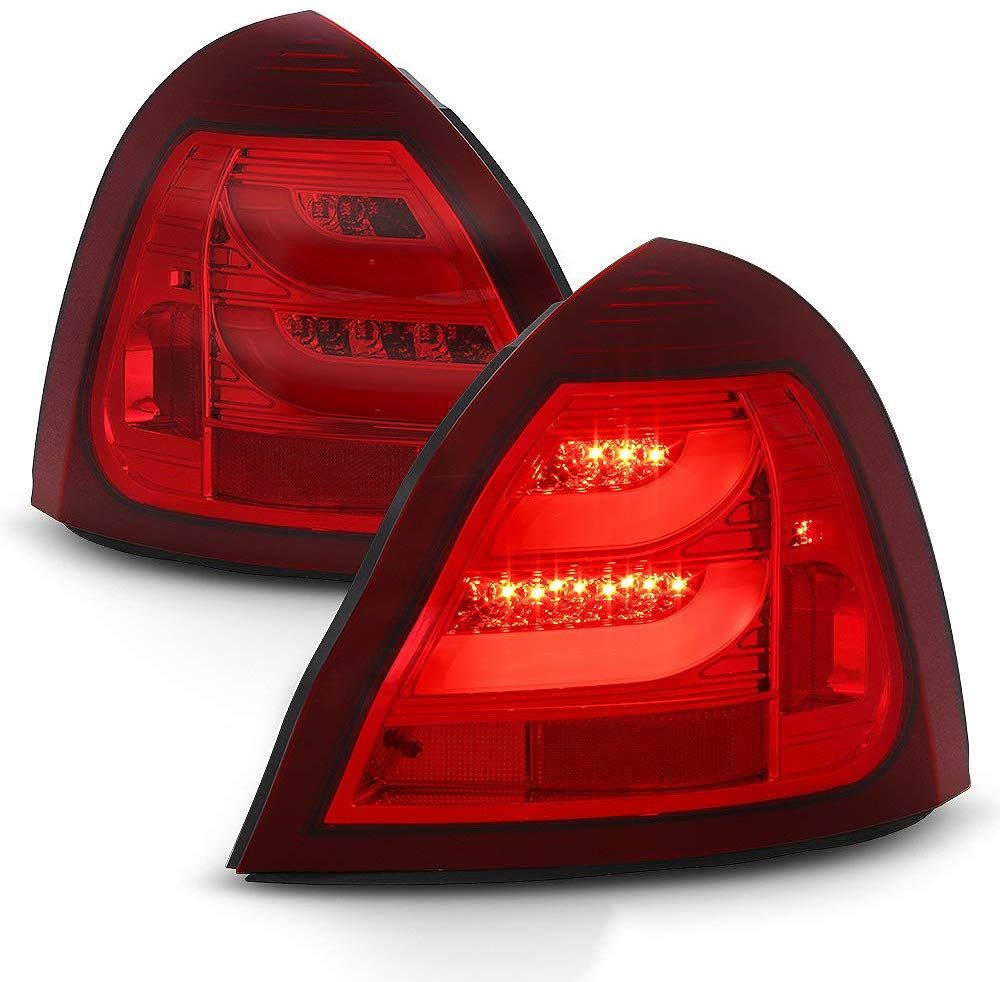 0408 Pontiac Grand Prix Optic Style LED Tail Lights Red