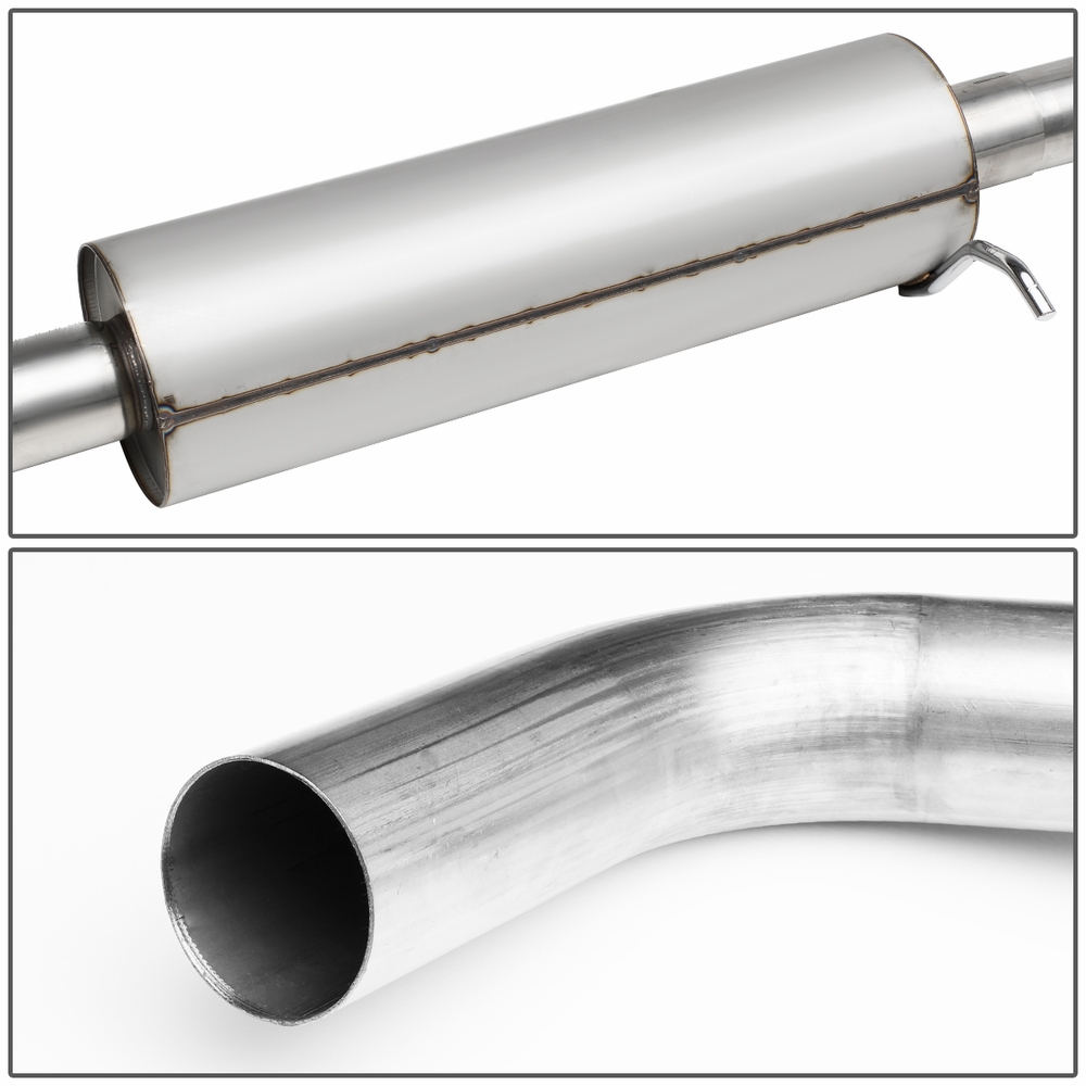 0412 Chevy Colorado 2.5'' Stainless Steel Louvered Core Muffler