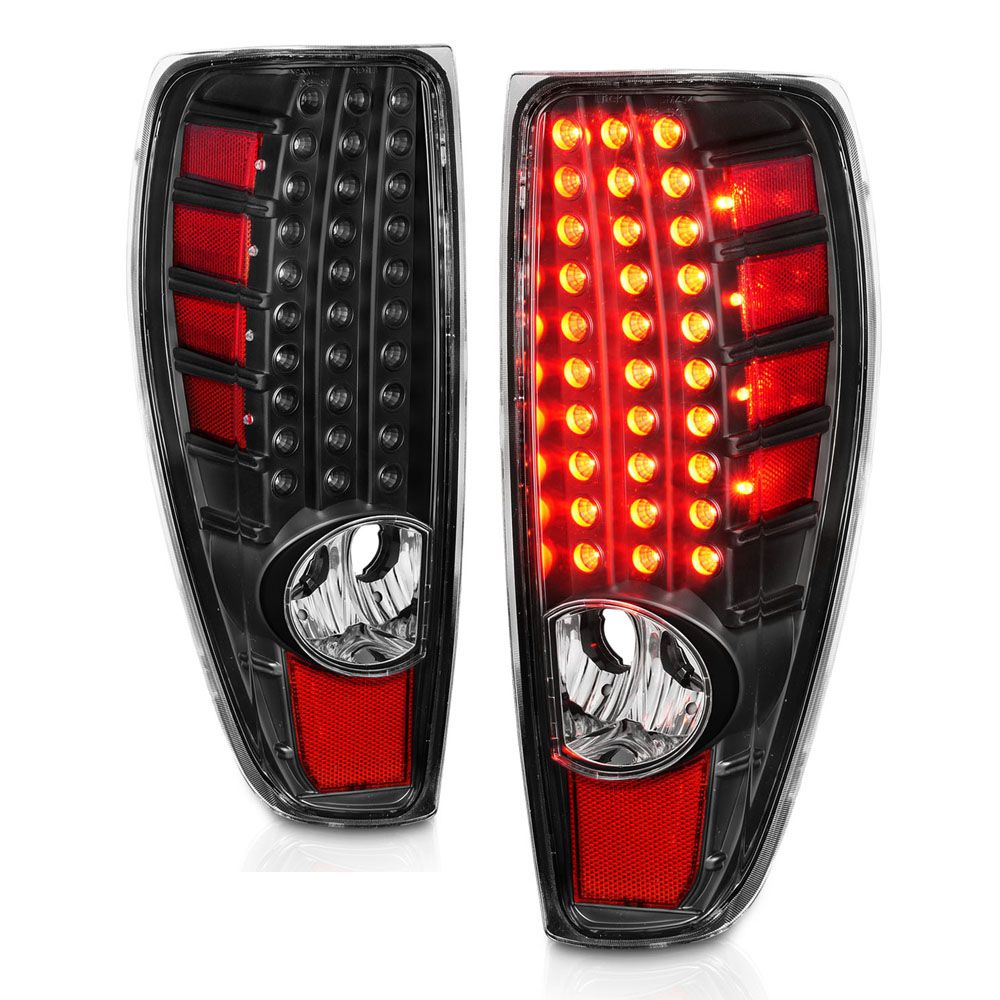 0408 Chevy Colorado / GMC Canyon Euro LED Tail Lights Black
