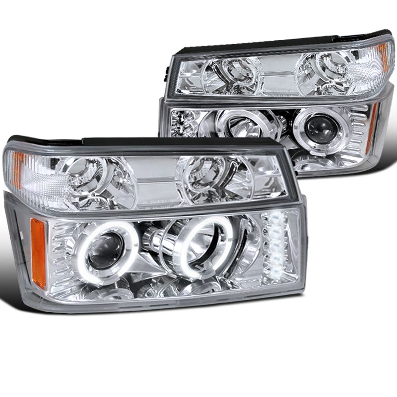 Bumpers & Parts For GMC Canyon Fit 04-12 Chevy Colorado | GMC Canyon Truck Clear Headlights Tail Li Headlight Assemblies For 2019 GMC Canyon - Foto 2