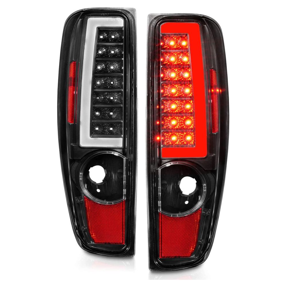 CG 0412 Chevy ColoradoGMC Canyon LED Tube Tail Lights Black