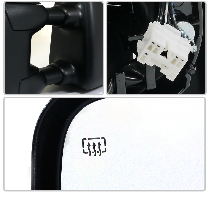 Factory Style Tow Mirrors 0412 Nissan Titan / Armada Powder Adjust