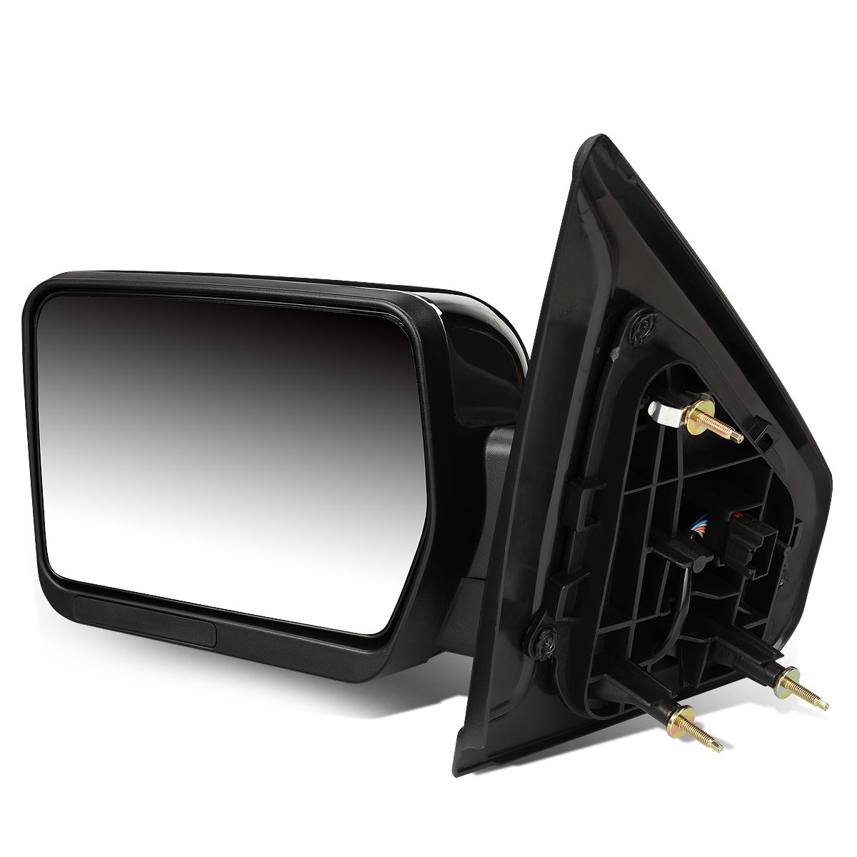 Factory Style Tow Mirrors 0414 Ford F150 Chrome Textured Telescoping