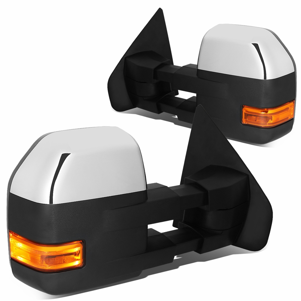 Factory Style Tow Mirrors 0414 Ford F150 Powered w/LED Signal/Puddle