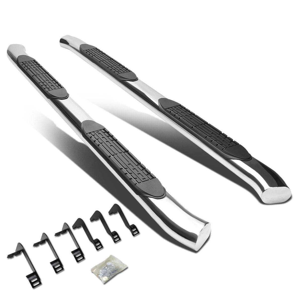 0415 Nissan Titan King Cab 4" Curved Side Step Nerf Bar Running Board