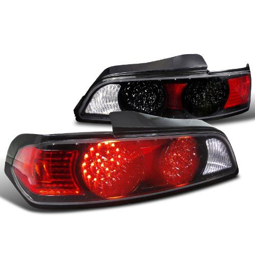 0506 Acura RSX Euro Style LED Tail Lights Black