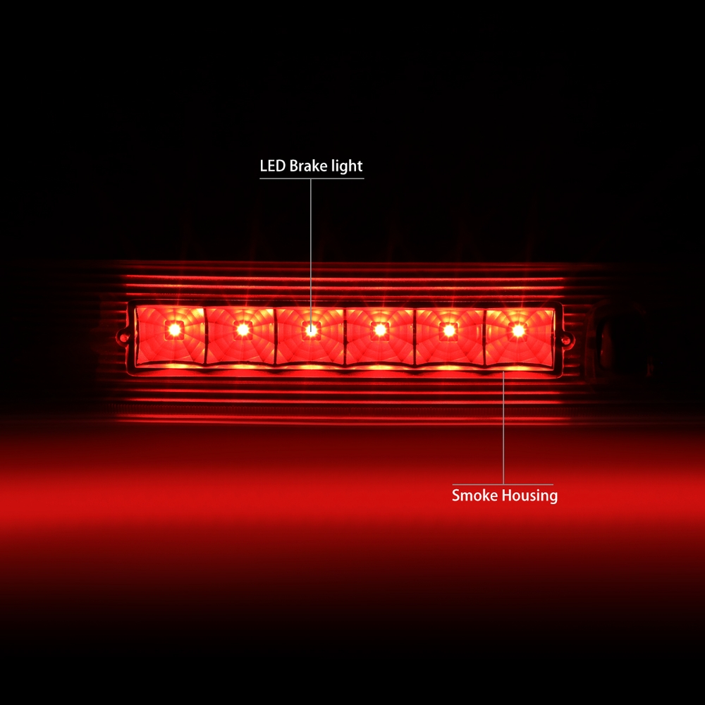 0510 Jeep Grand Cherokee LED Third Brake Light Black Smoked