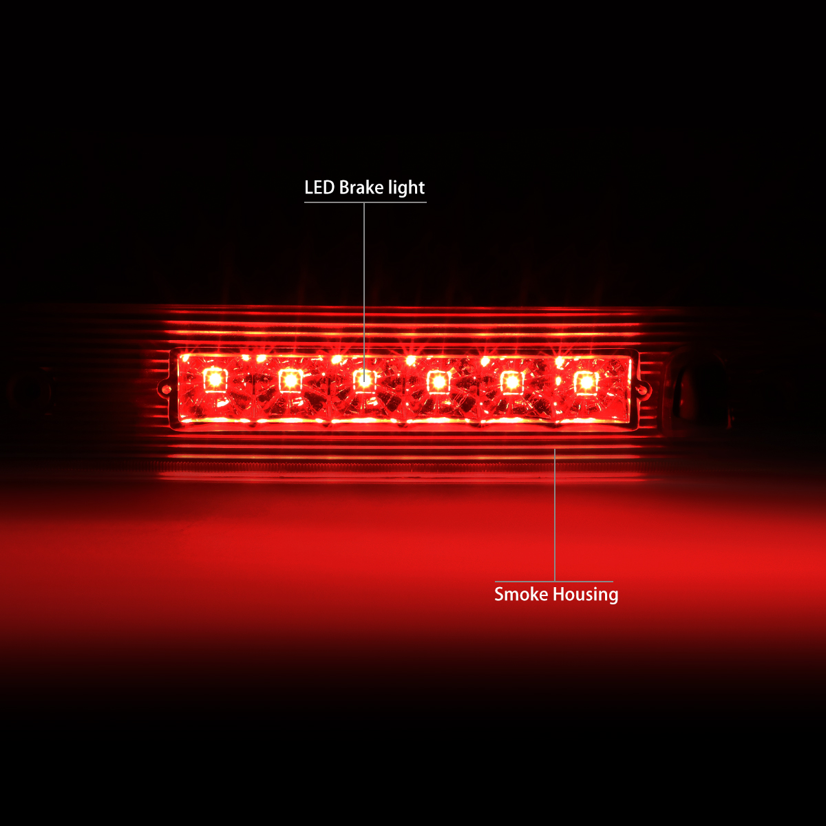 0510 Jeep Grand Cherokee LED Third Brake Light Smoked