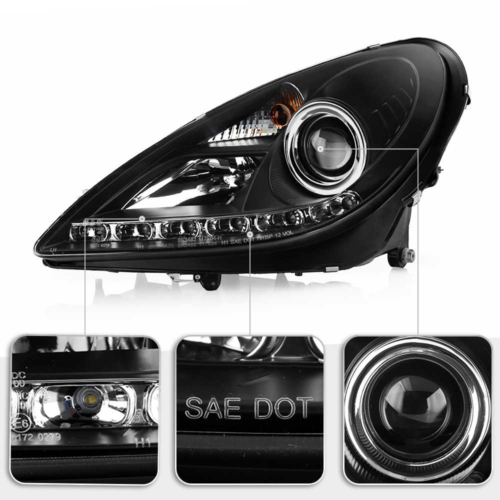 20052011 Mercedes Benz SLK [Xenon/HID Model Only] LED DRL Projector