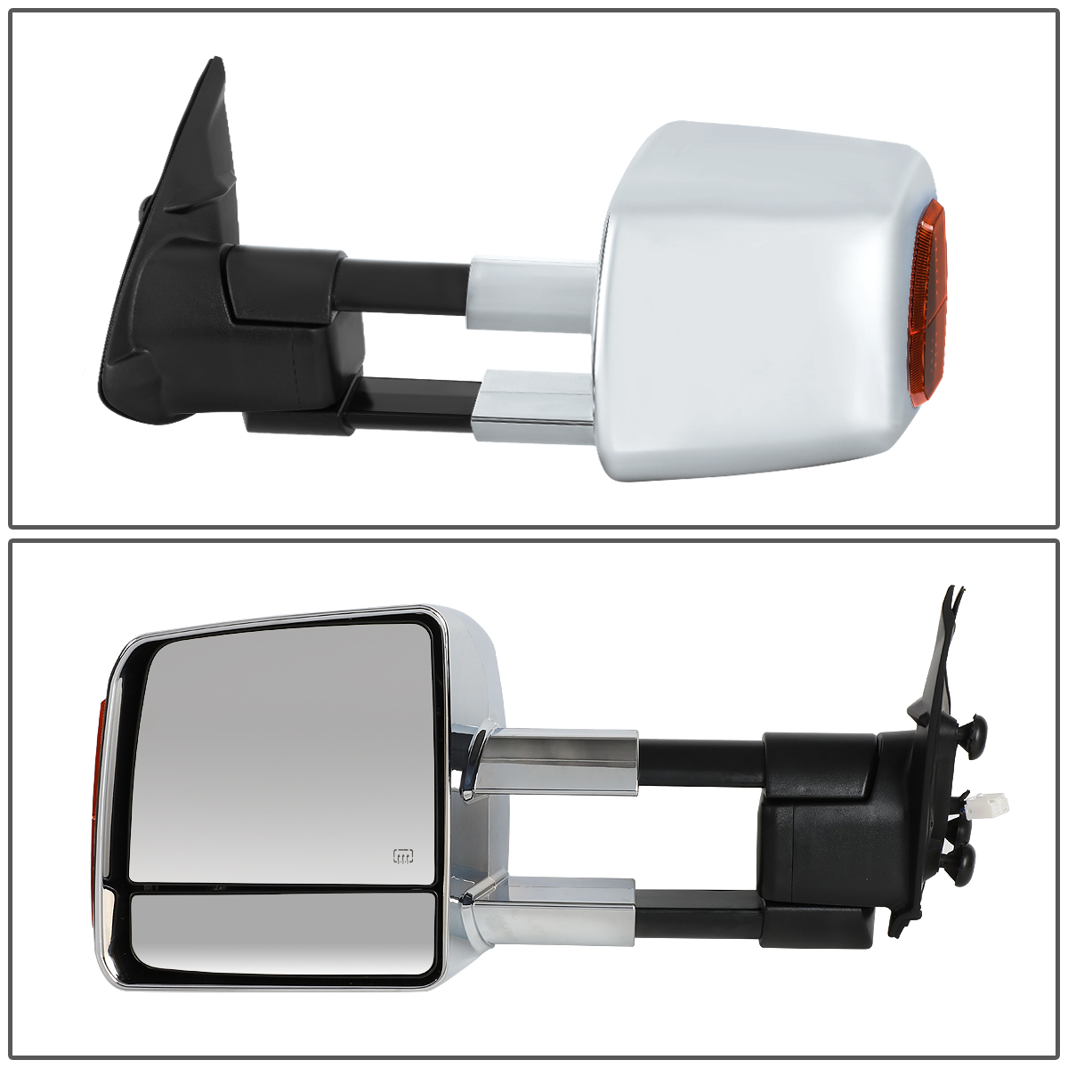 Factory Style Tow Mirrors 0515 Toyota LED Turn Signal Powered