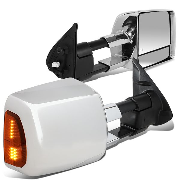 Factory Style Tow Mirrors 0515 Toyota LED Turn Signal Powered