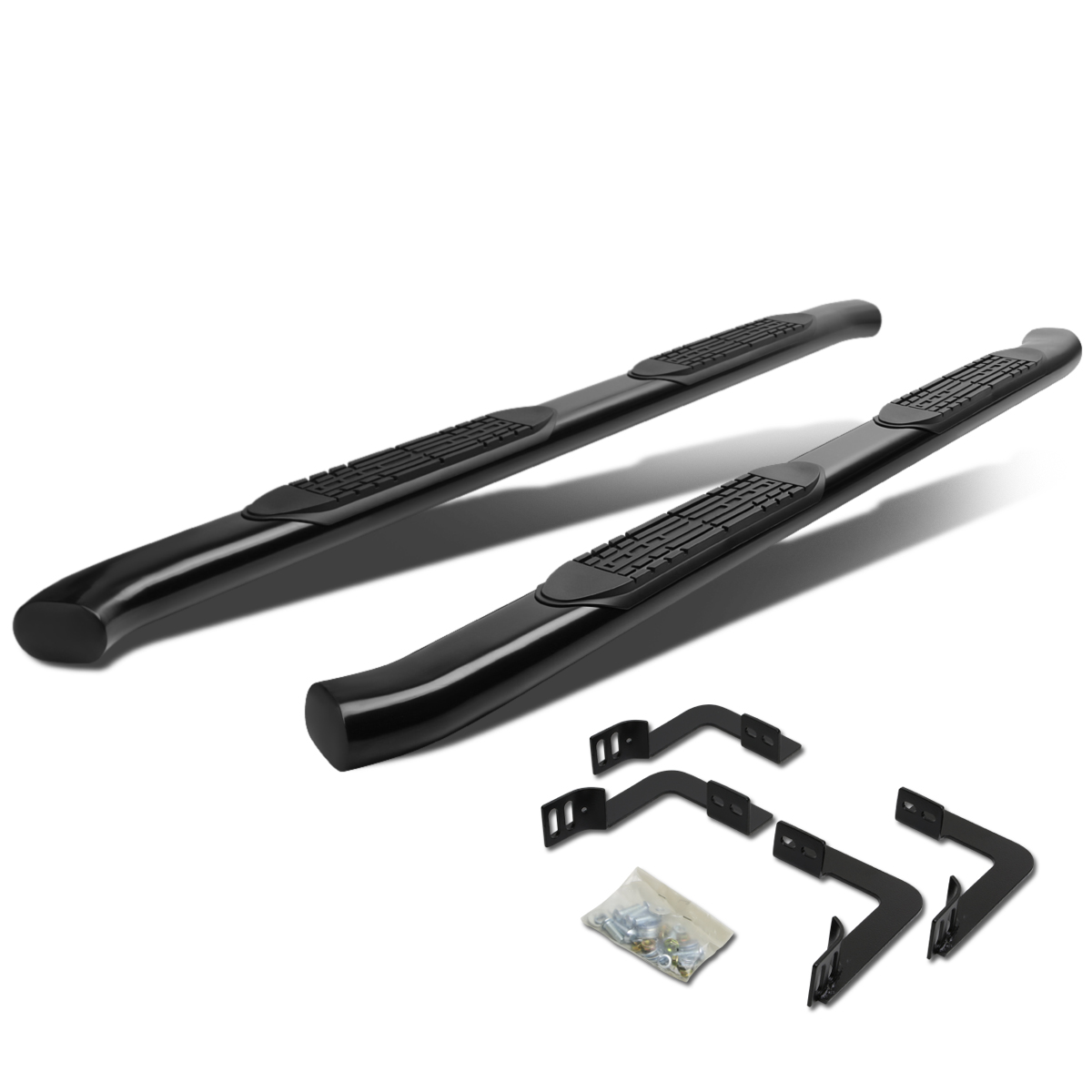 0517 Nissan Frontier Crew Cab 4" Curved Side Step Nerf Bar Running