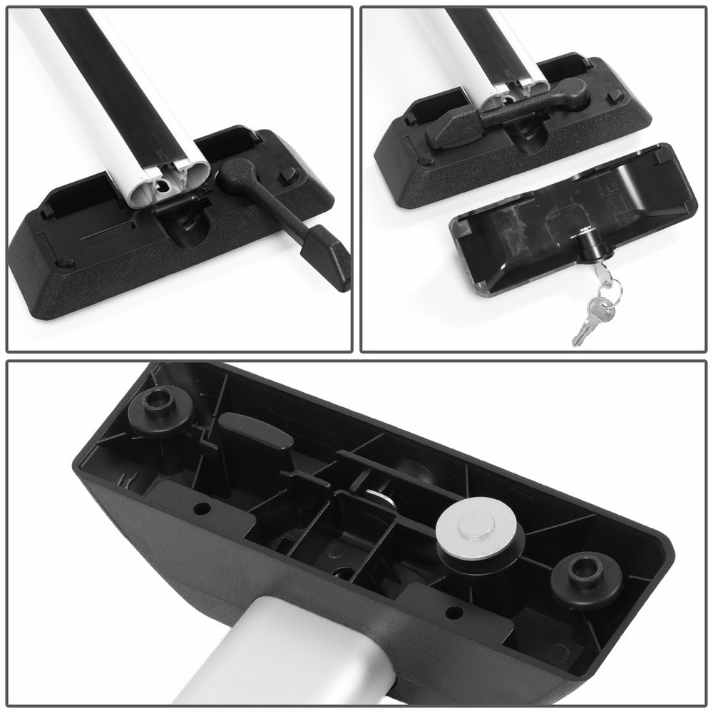 0610 Hummer H3 / H3T Pair of Aluminum OE Style Roof Rack Top Cross