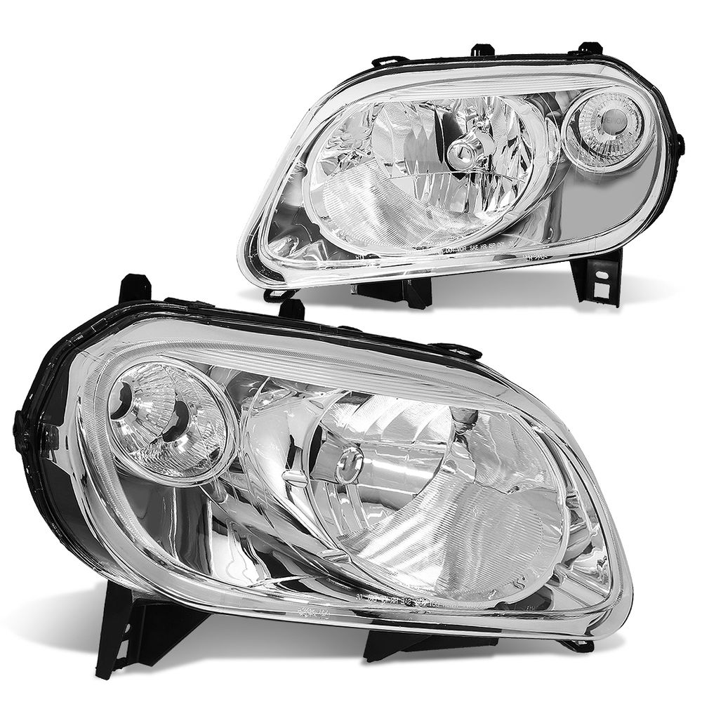 0611 Chevy HHR Headlight Assembly (Driver & Passenger Side) Chrome