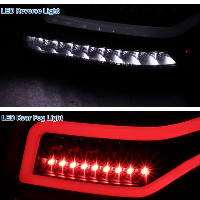 06-11 M-Benz W164 ML-Class Black Full LED Tail Lights