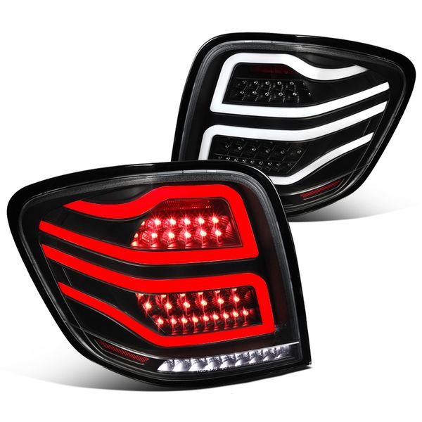 06-11 M-Benz W164 ML-Class Black Full LED Tail Lights