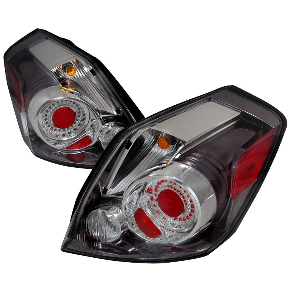 0709 Nissan Altima Euro Style LED Tail Lights By Depo Chrome