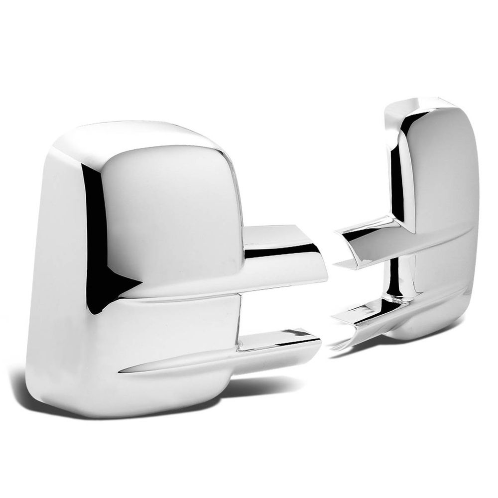 0713 Chevy Silverado [Tow Mirror] Chrome Plated Side Mirror Cover