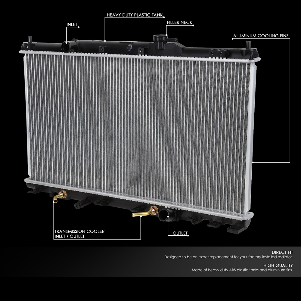 0711 Honda Element AT Lightweight Aluminum Engine Cooling Radiator 13015
