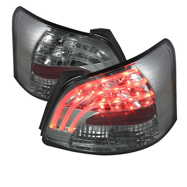 SPYDER 0711 Toyota Yaris 4DR Sedan LED Tail Lights Smoked ALTYD