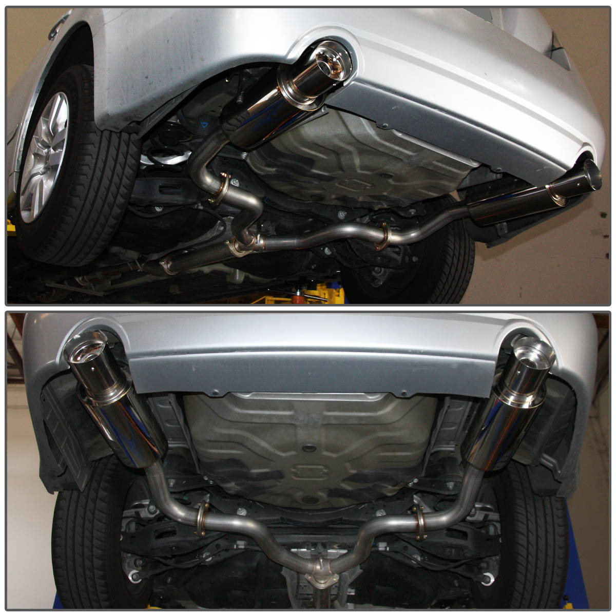 0712 Nissan Altima V6 Catback Exhaust System With 4" Dual Round Tip