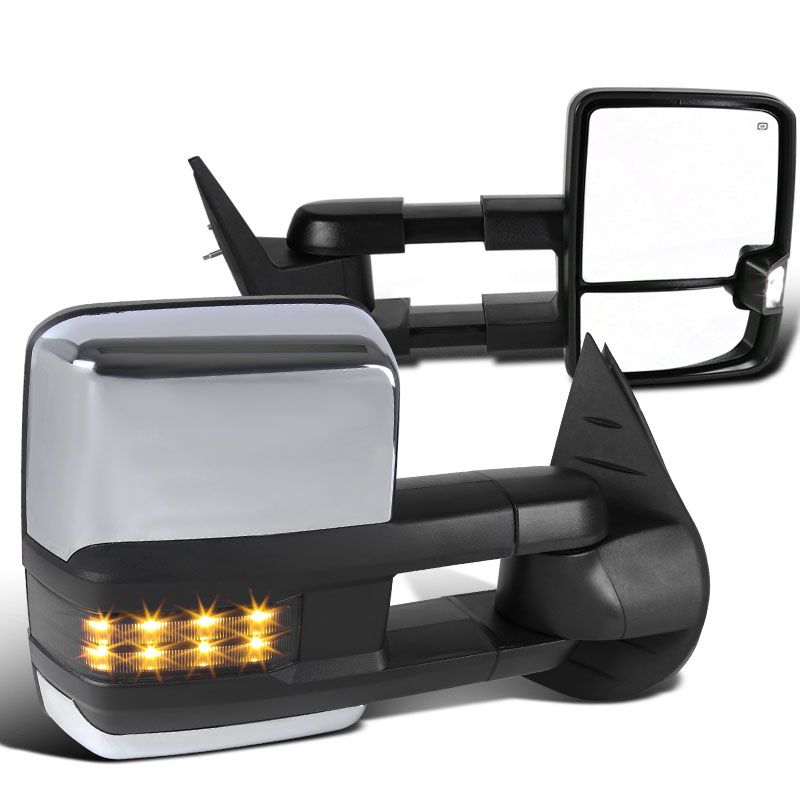 Amber Front LED Car & Truck Turn Signal Light Assemblies Pair Of Chrome Power Heated Tow Mirrors W/ LED Signal For 07-13 Chevy Silverado/GMC Sierra Towing & Hauling For Chevrolet Silverado 1500 Amber Front LED Car & Truck Turn Signal Light Assemblies Pair Of Chrome Power Heated Tow Mirrors W/ LED Signal For 07-13 Chevy Silverado/GMC Sierra Towing & Hauling For Chevrolet Silverado 1500
