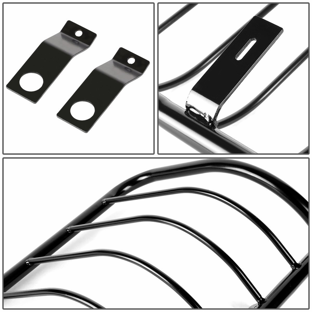 0713 Chevy Silverado / GMC Sierra Black Coated Steel Tail Light Guard