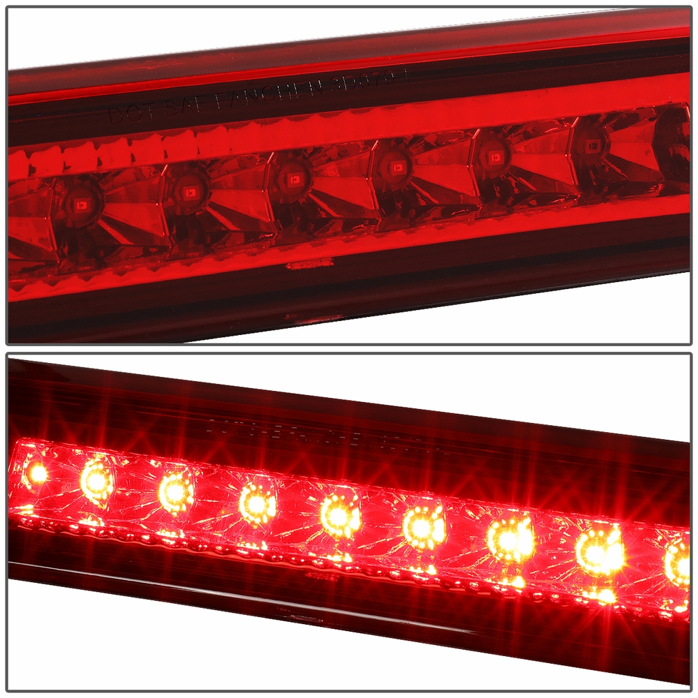 0717 Jeep Patriot Full LED 3rd Tail Brake Light Red