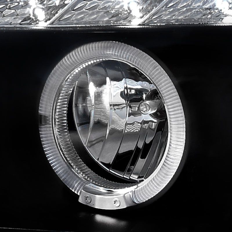 20082013 BMW 1Series E87 Dual Halo & LED Projector Headlights Black