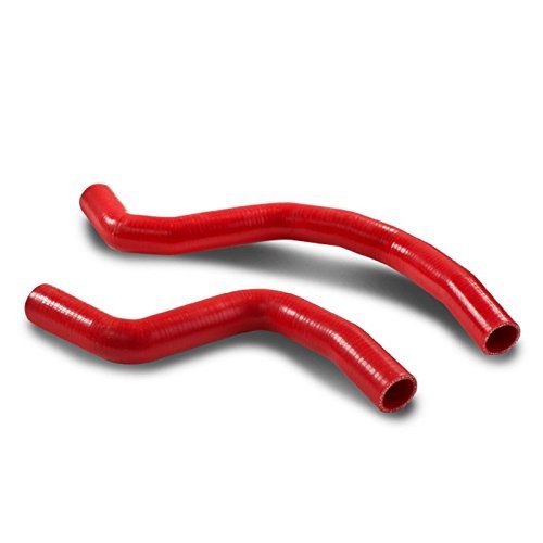 0811 Mitsubishi Lancer Evolution X 3Ply Silicone Radiator Coolant Hose (Red) 10th Gen CZ4A
