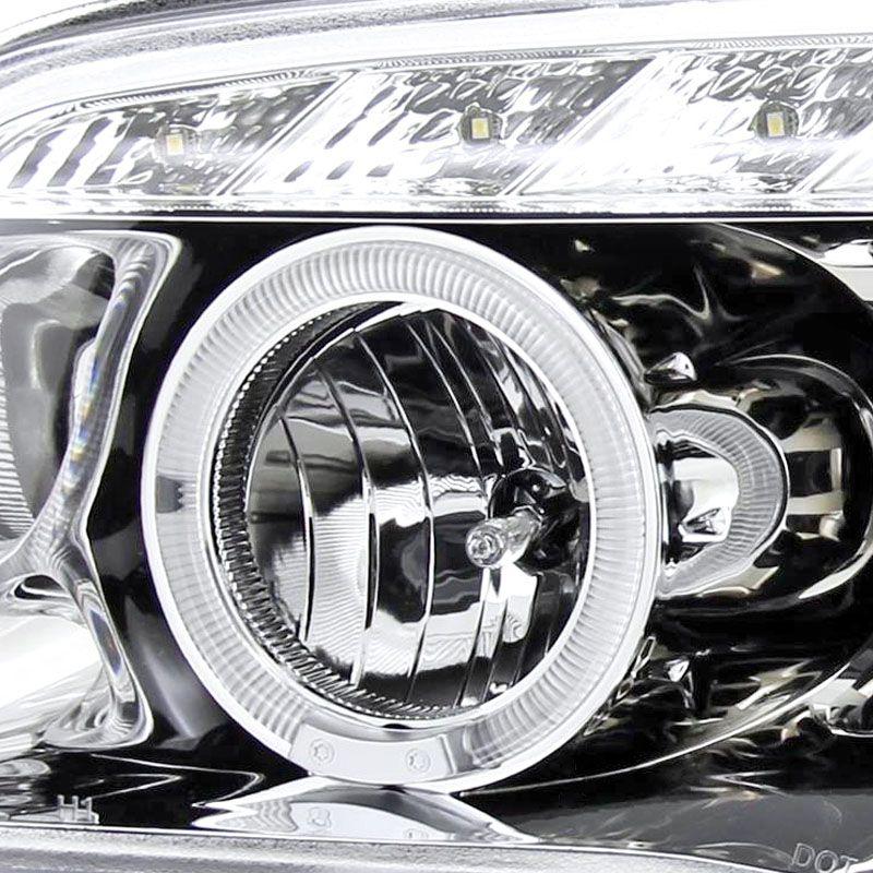 20082013 BMW 1Series E87 Dual Halo & LED Projector Headlights Chrome