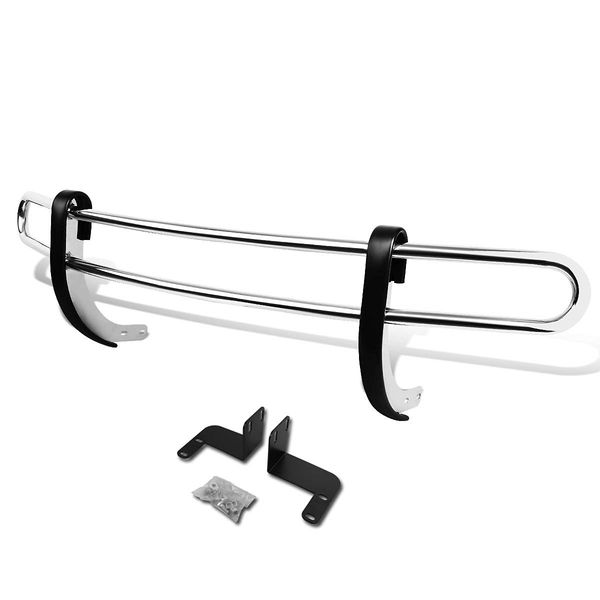 0813 Nissan Rogue Stainless Steel Double Bar Rear Bumper Protector Guard (Chrome)