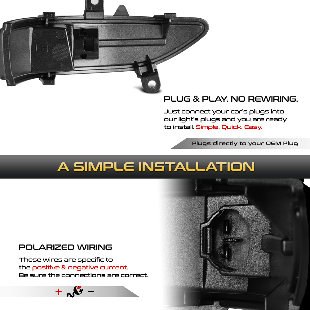 0814 Subaru Tribeca / Outback Sequential LED Side Mirror Lights