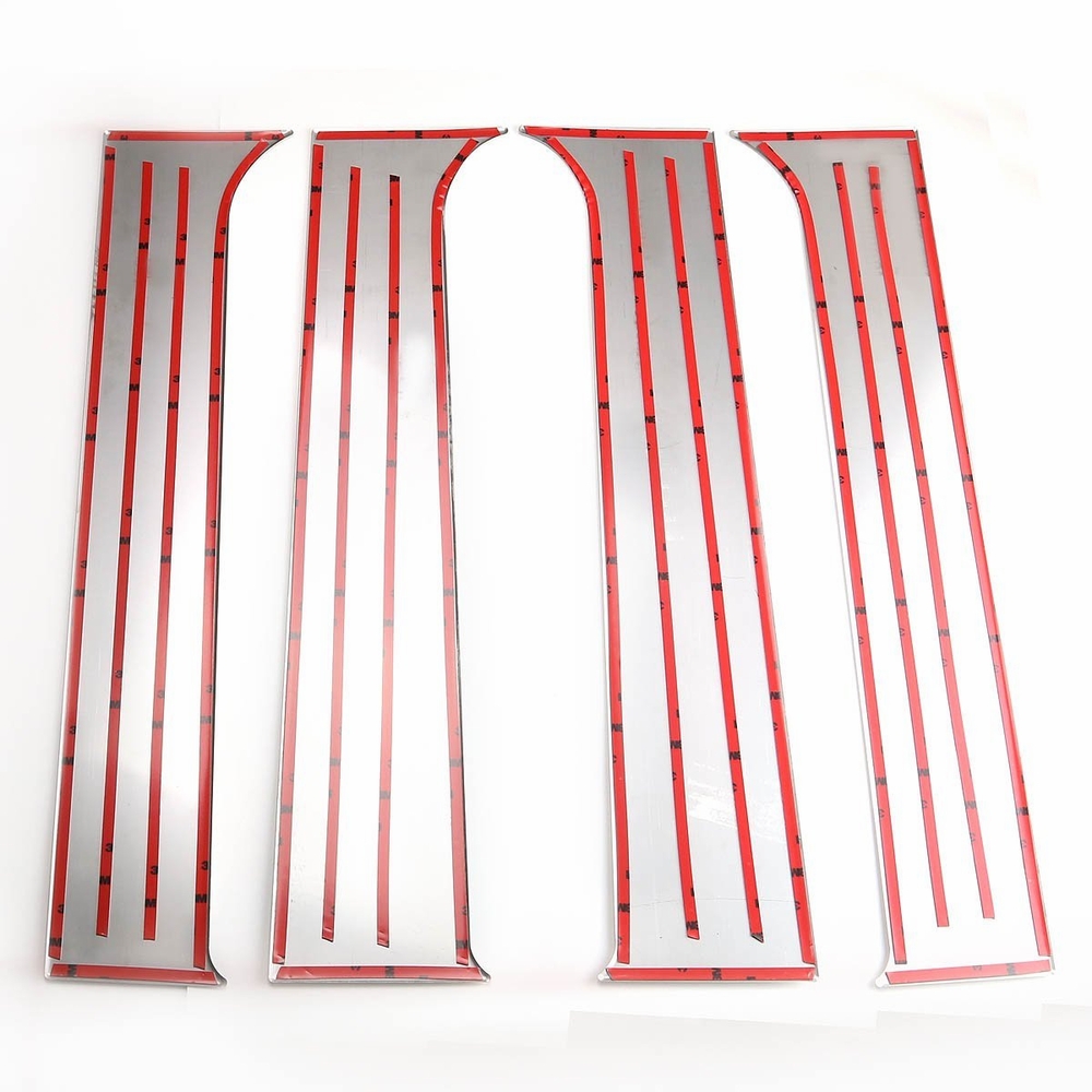 0815 Ford F250 F350 Super Duty [Super Crew Cab] Chrome Door Pillar