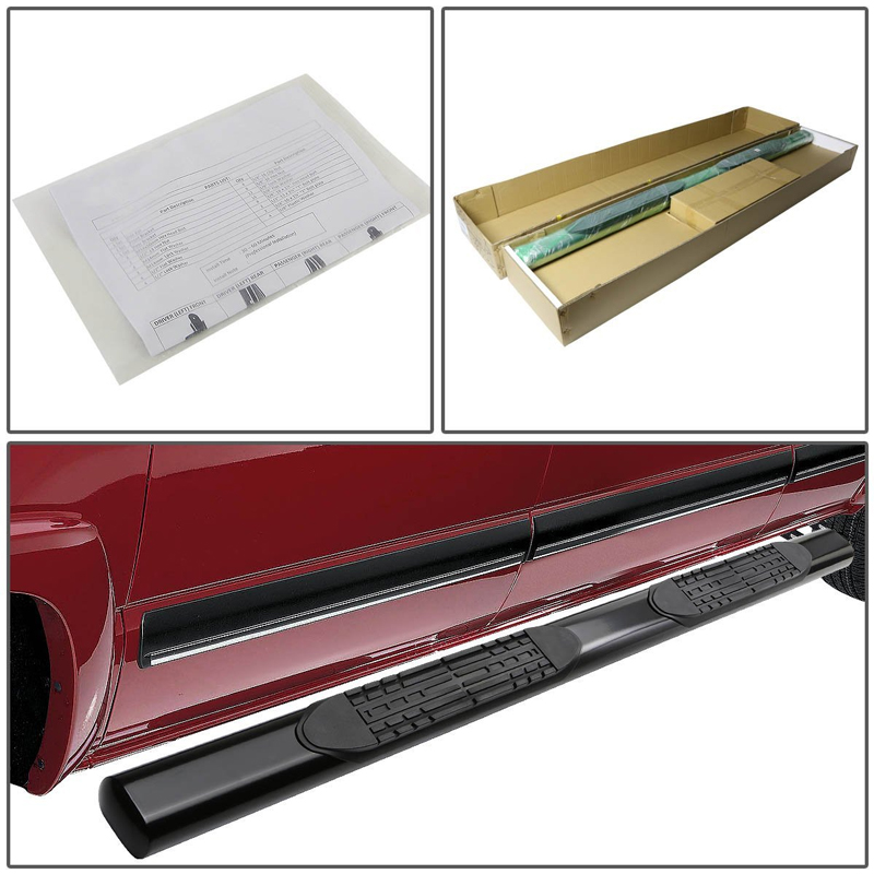 0208 Dodge Ram Crew / Quad Cab 4" Oval Side Step Nerf Bar Powder