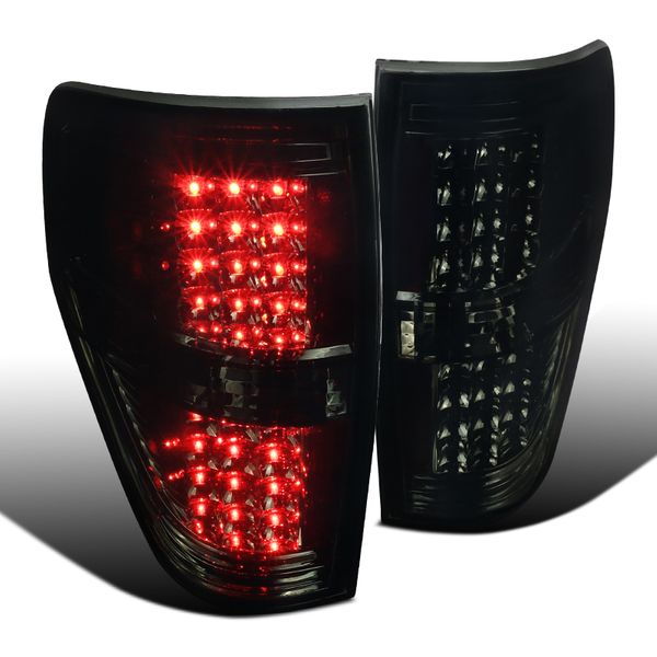 For 2009-2014 Ford Pickup F150 Smoke LED Tail Lights Lamps Passenger + Driver - Foto 5