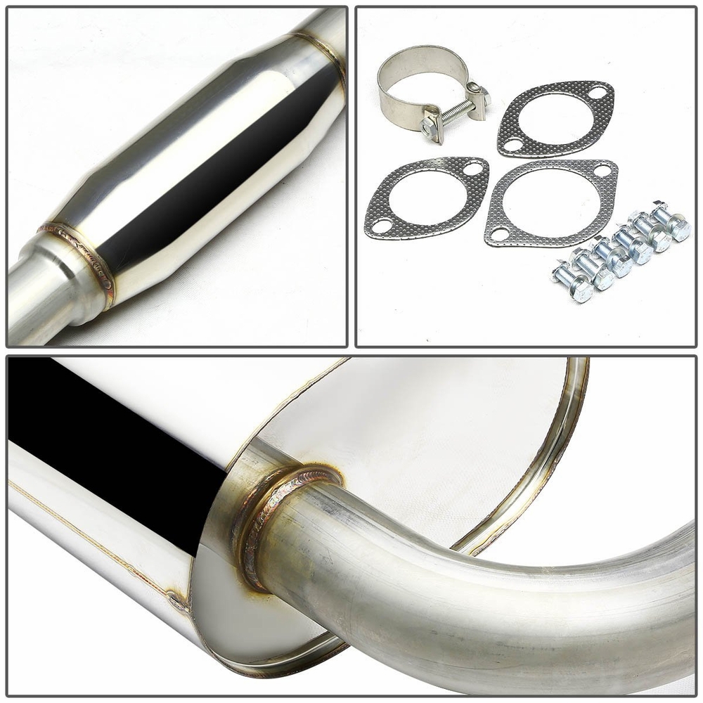 0914 Nissan Maxima 3.5L V6 DualExit S/S Catback Exhaust Burnt Tip