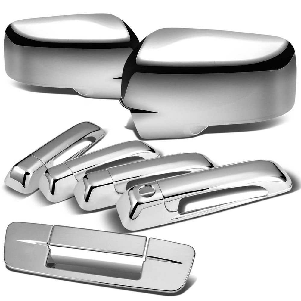 0918 Dodge Ram DS/DJ 4DR Tailgate+Door Handle+Mirror Cover (Chrome)