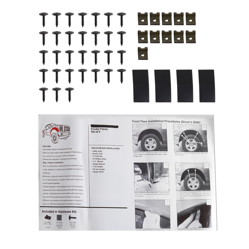 20092018 Dodge Ram 1500 Smooth Matte Black OEStyle Wheel Fender Flares