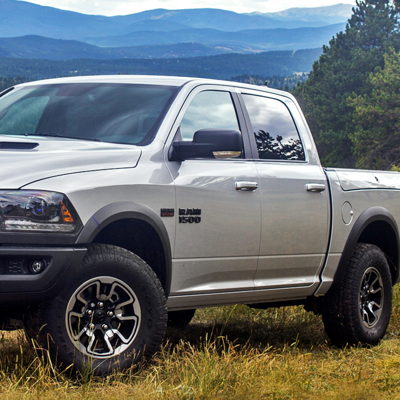 20092018 Dodge Ram 1500 Smooth Matte Black OEStyle Wheel Fender Flares