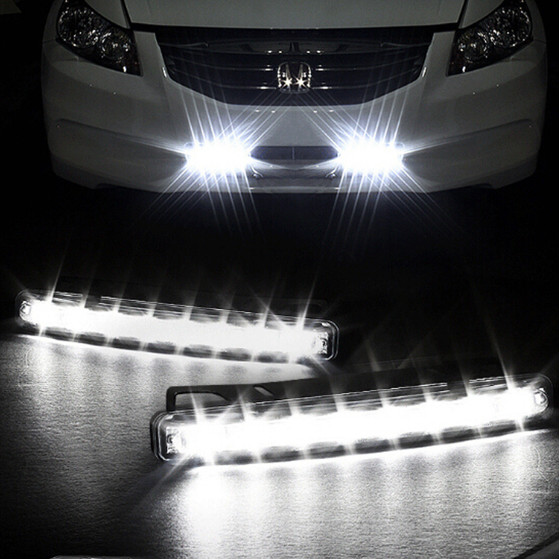 102013 Volkswagen Golf / GTI MK6 DRL LED Strip Projector Headlights Blac