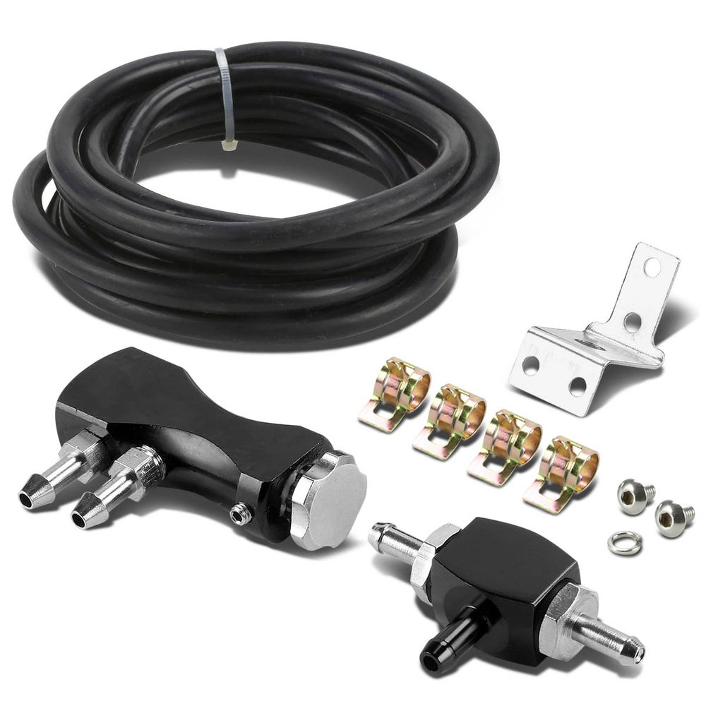 130 psi Adjustable Manual Turbo Bypass Boost Controller Black