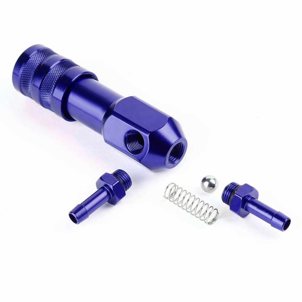 130 psi Adjustable Manual Turbo Bypass CloseLoop Boost Controller Blue