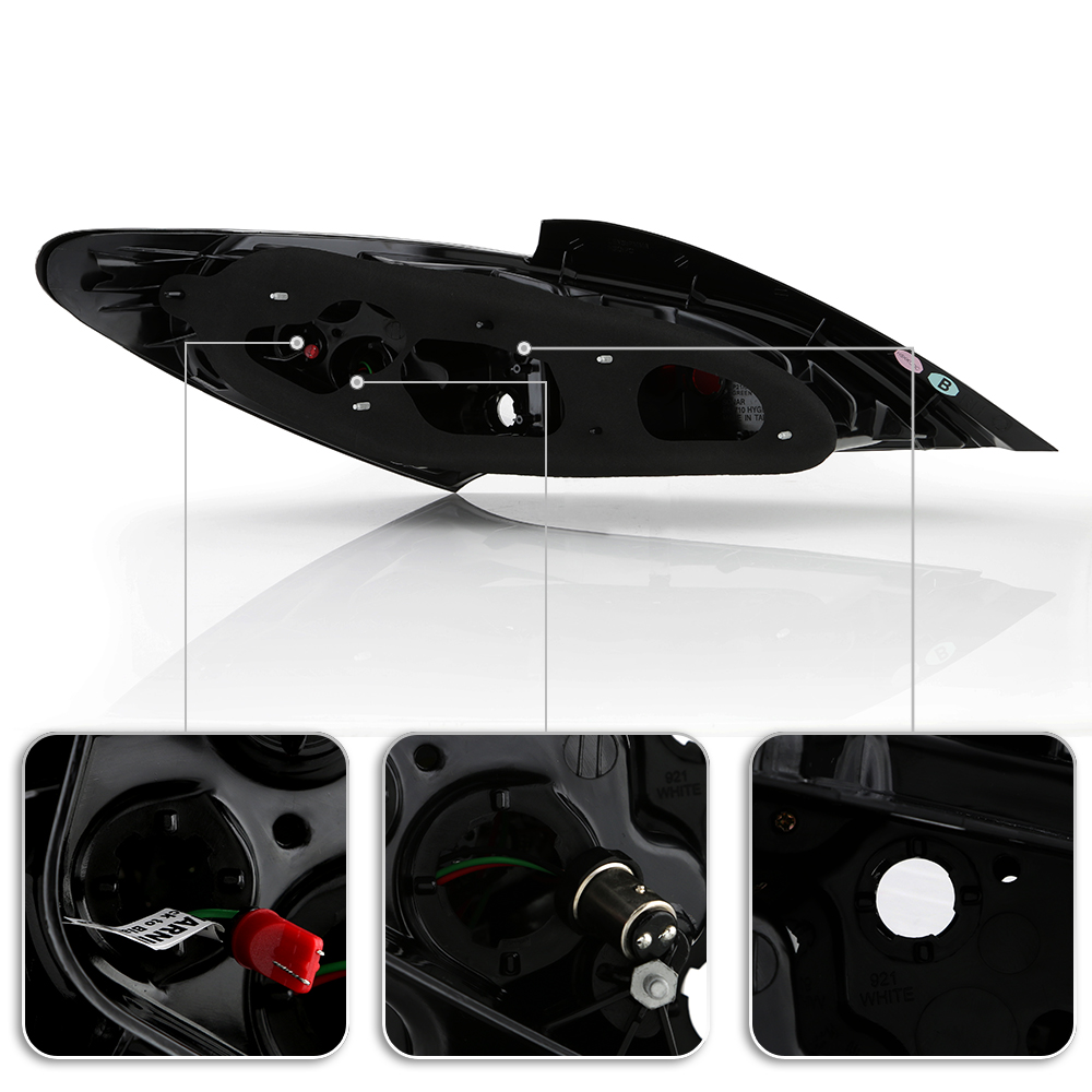 Spyder 1012 Hyundai Genesis Coupe Euro Style LED Tail Lights Black