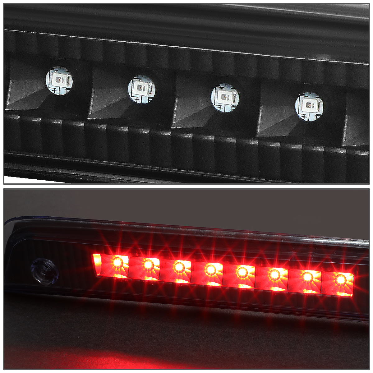 1016 Dodge Journey Black Full LED Third 3rd Tail Brake Light