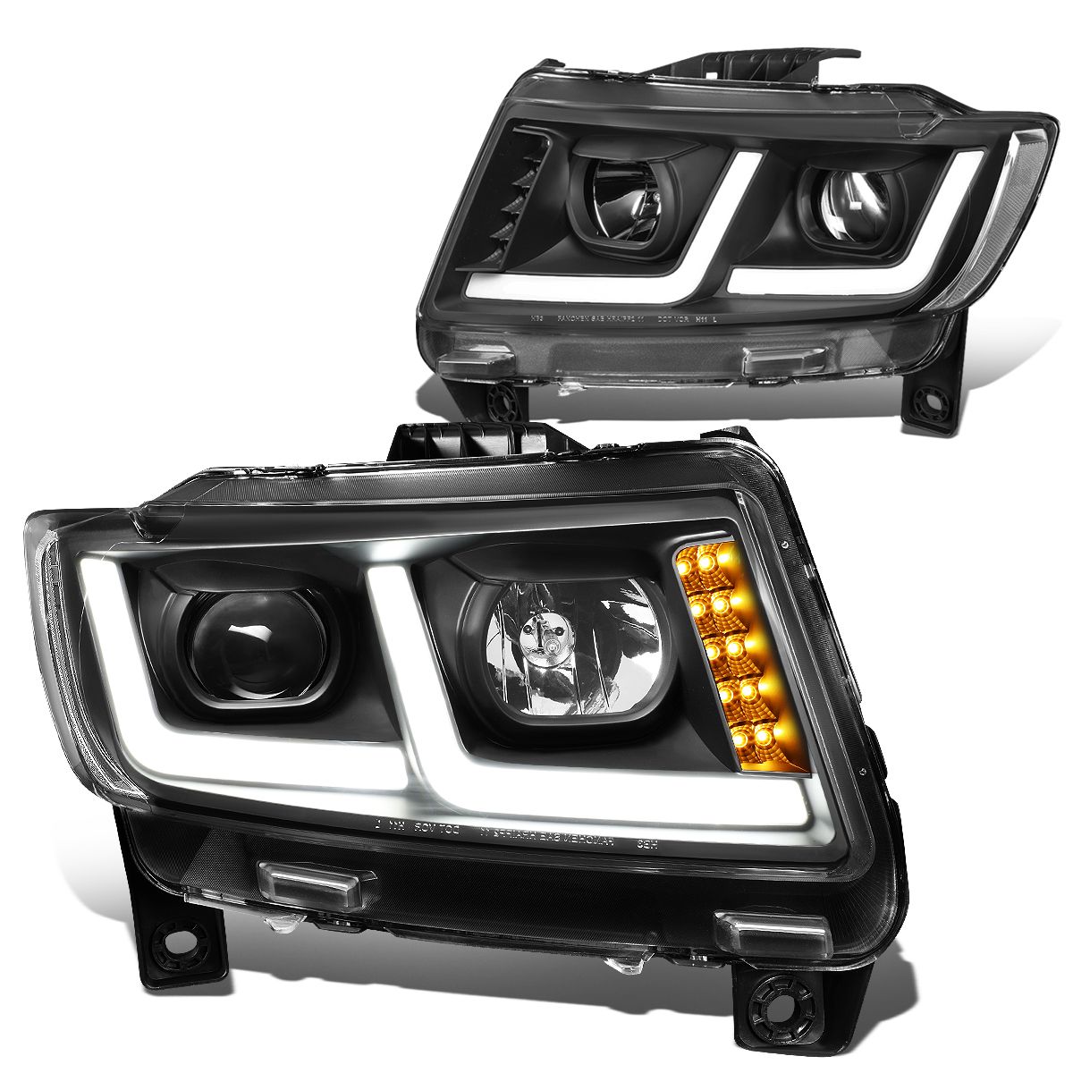 1113 Jeep Grand Cherokee [Halogen Model] LED DRL Projector Headlights